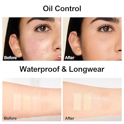 FV Waterproof Liquid Foundation with Matte Finish, Lightweight, Oil-Free, Natural Look Makeup for Combination & Oily Skin,