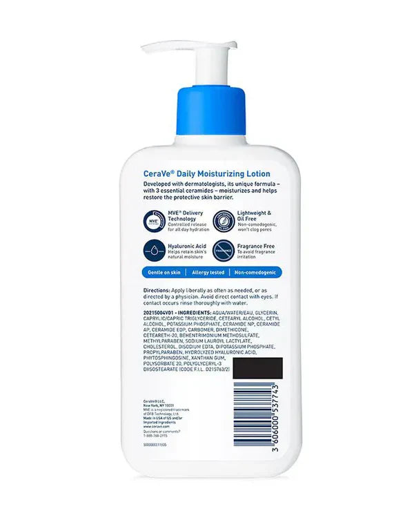 Cerave Daily Moisturizing Lotion For Dry To Very Dry Skin 236Ml