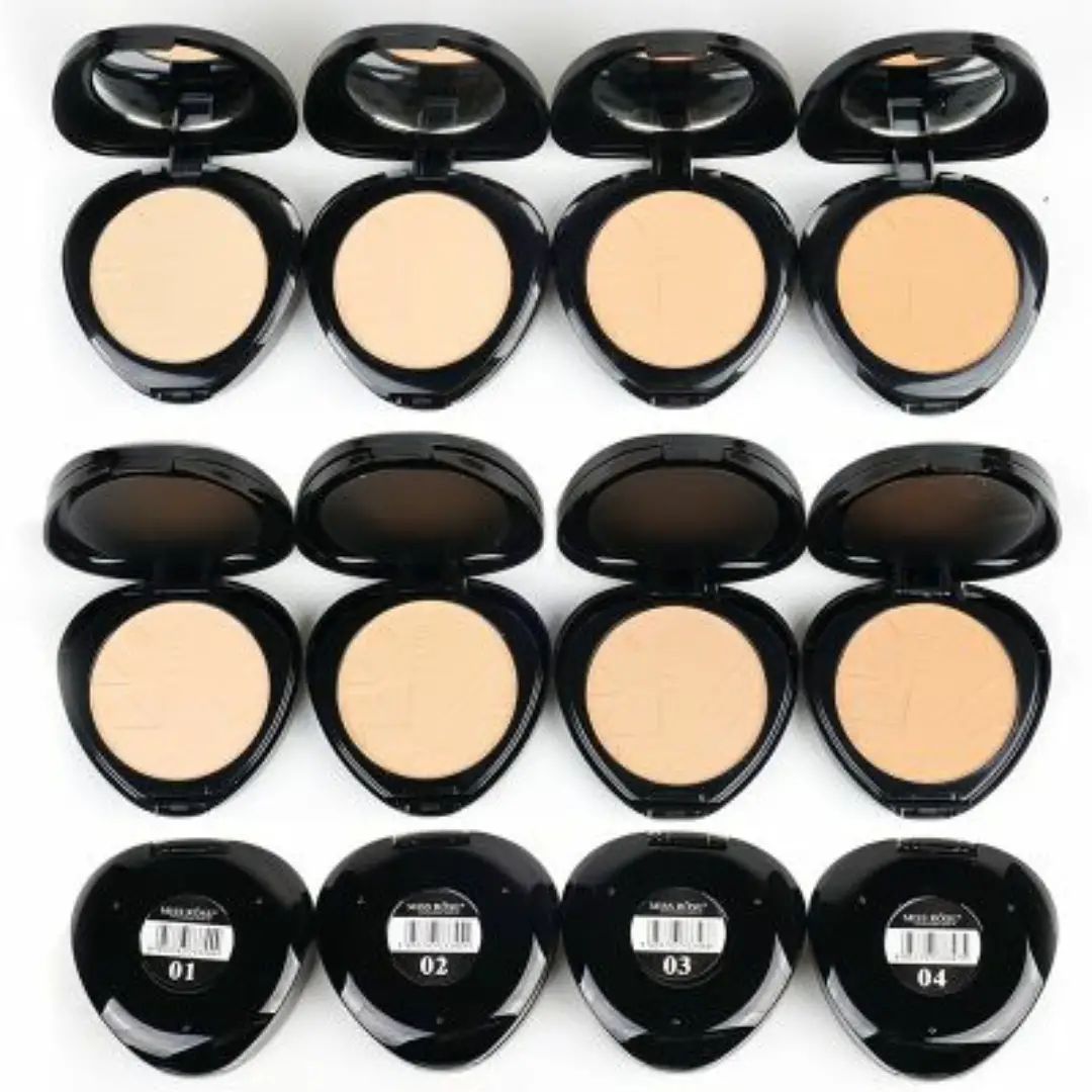 Missrose Bright Black Triangle Double Layer Powder