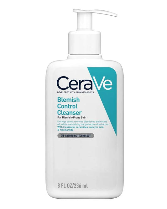 CERAVE Blemish Control Cleanser With Hyaluronic Acid & Ceramides