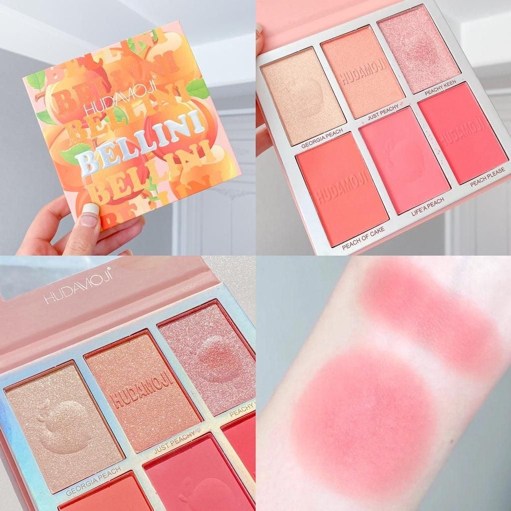 HUDAMOJI BELLINI HIGHLIGHTER & BLUSHER PALETTE